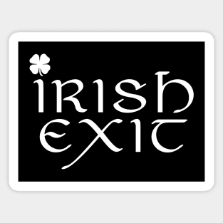 Irish Exit Sticker